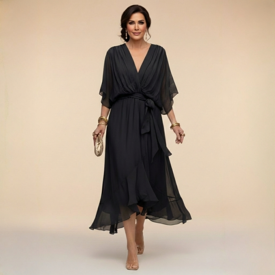 Marta | Robe légère et transparente avec décolleté en V Henri Lyon