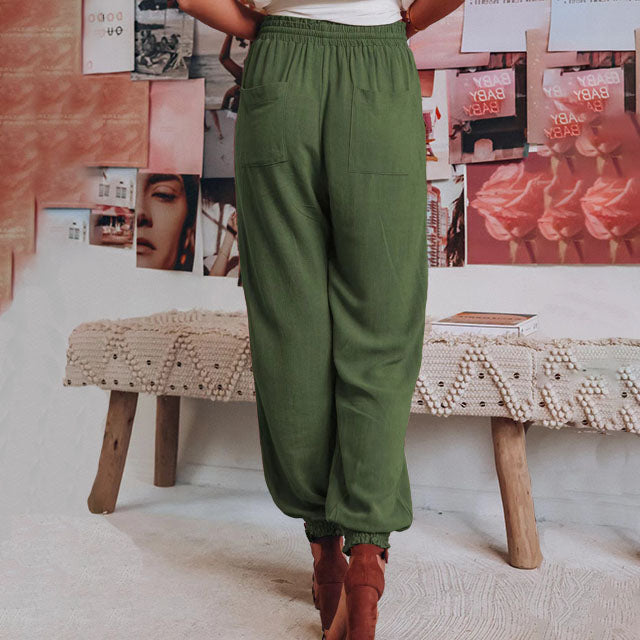 Kaeli – Pantalons Élegants à Cordon Henri Lyon