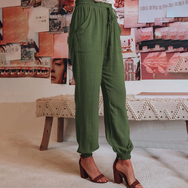 Kaeli – Pantalons Élegants à Cordon Henri Lyon