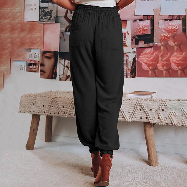 Kaeli – Pantalons Élegants à Cordon Henri Lyon