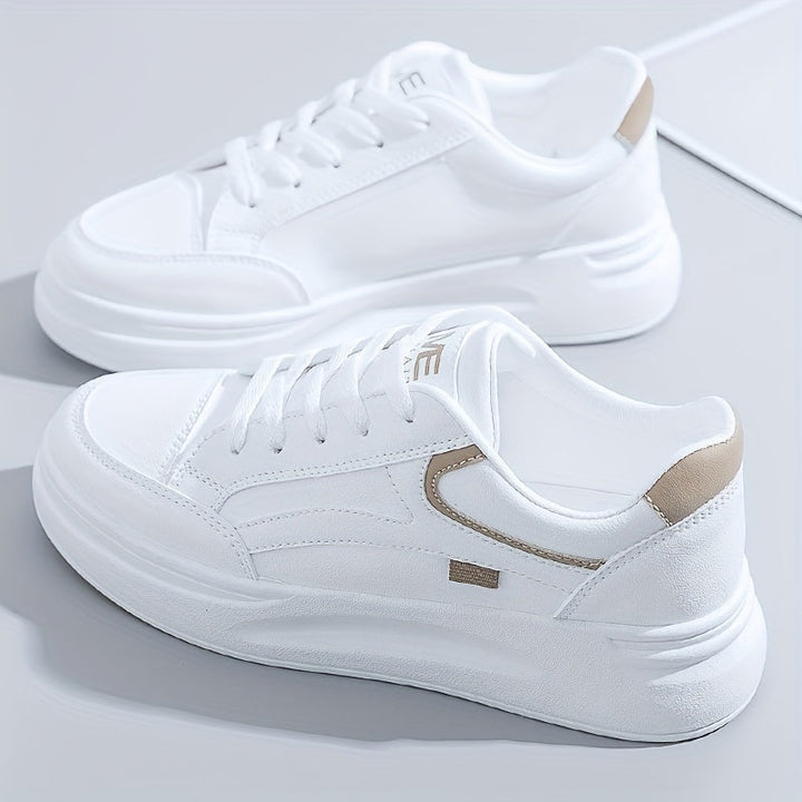 Baskets blanches chic confort léger Henri Lyon