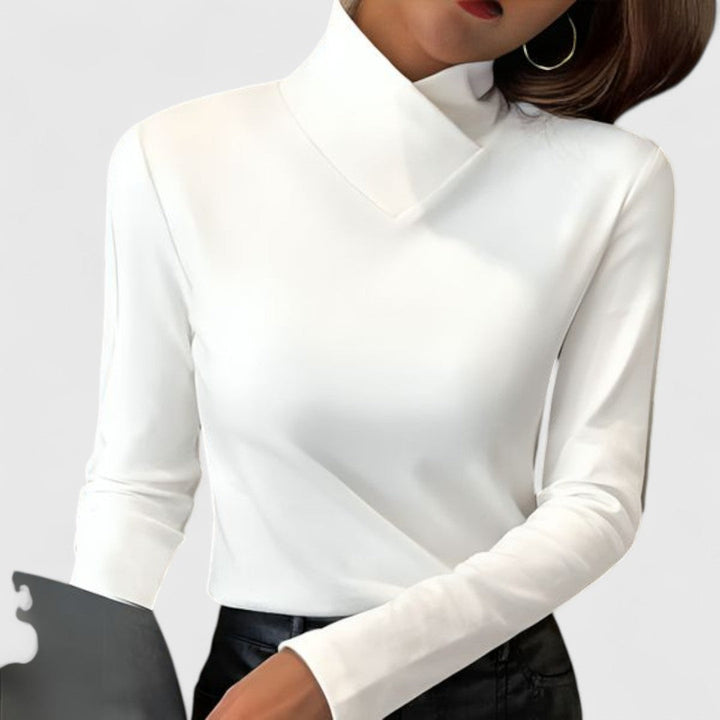 Clair | Pull Élégant Col Montant Henri Lyon