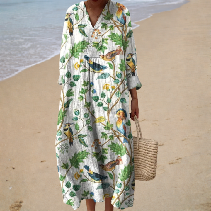 Robe d’Été Imprimée Flatteuse Henri Lyon