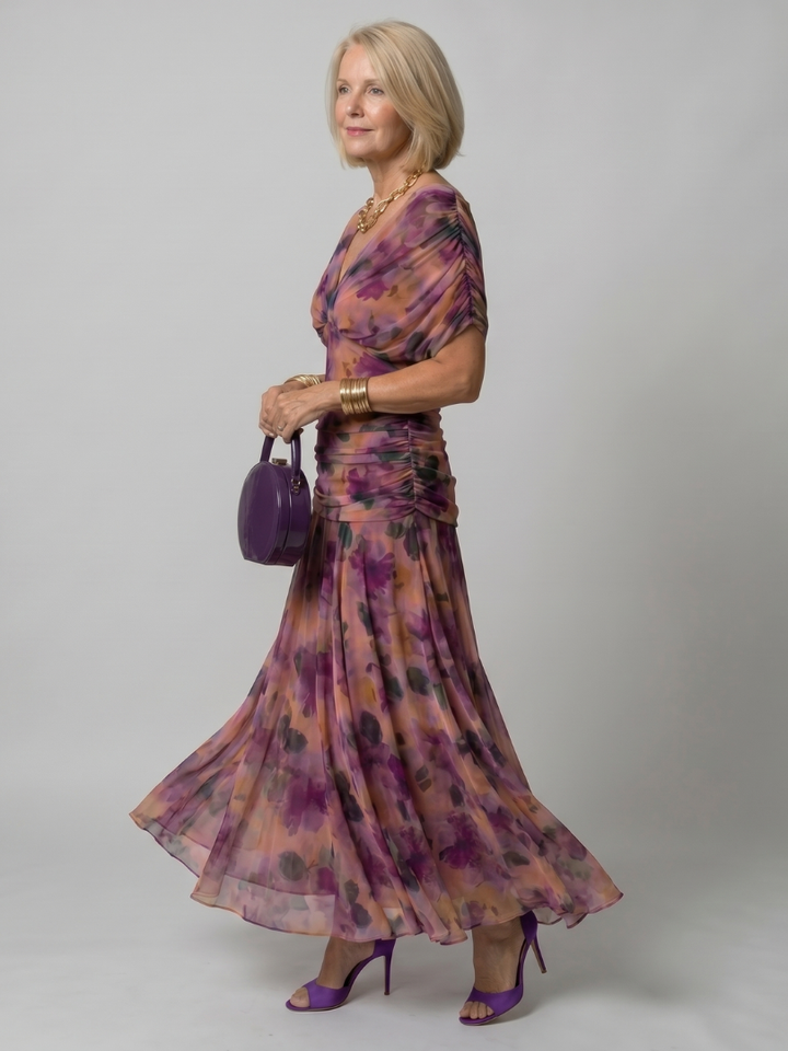 Calen - Robe Midi à Épaules Dégagées Henri Lyon