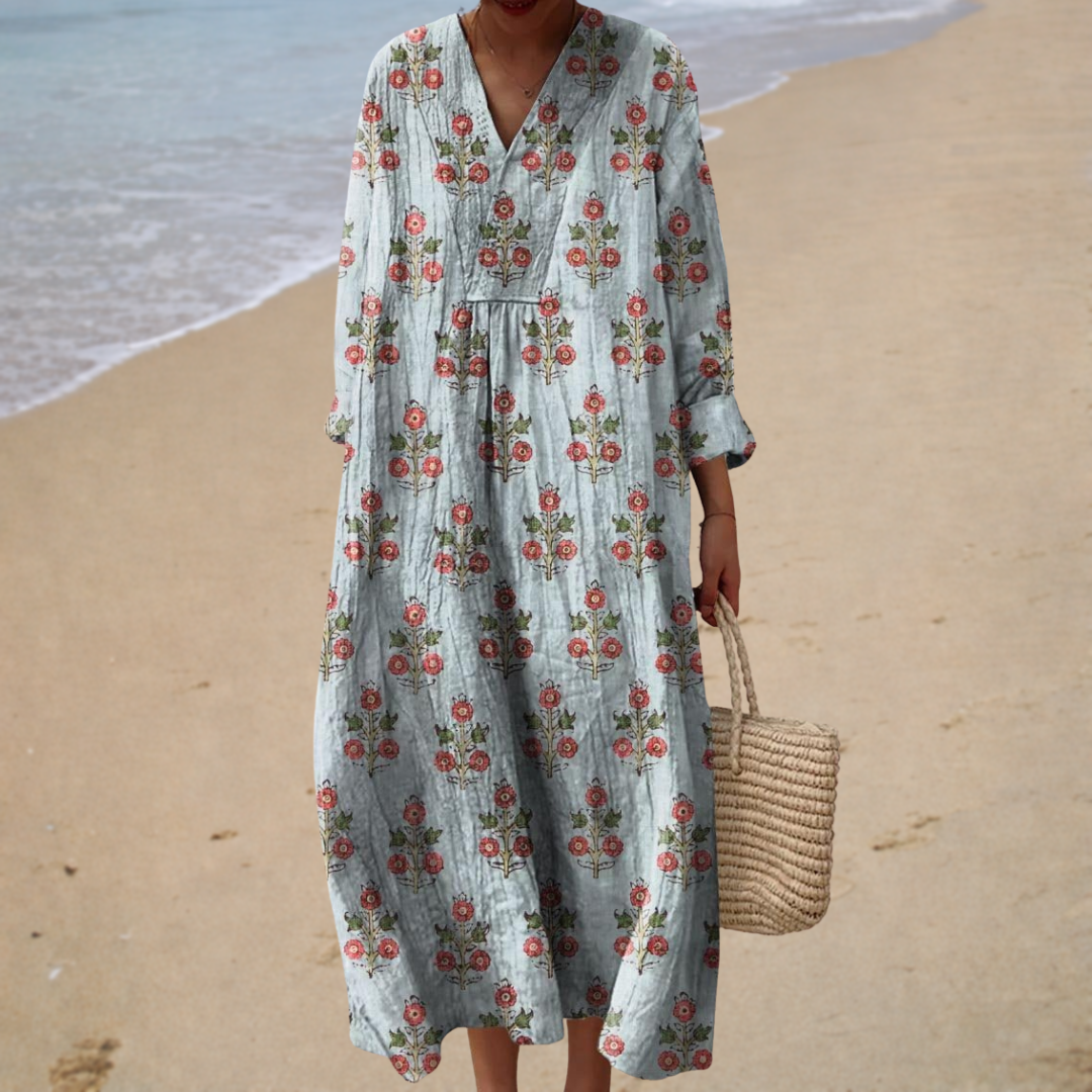 Robe d’Été Imprimée Flatteuse Henri Lyon