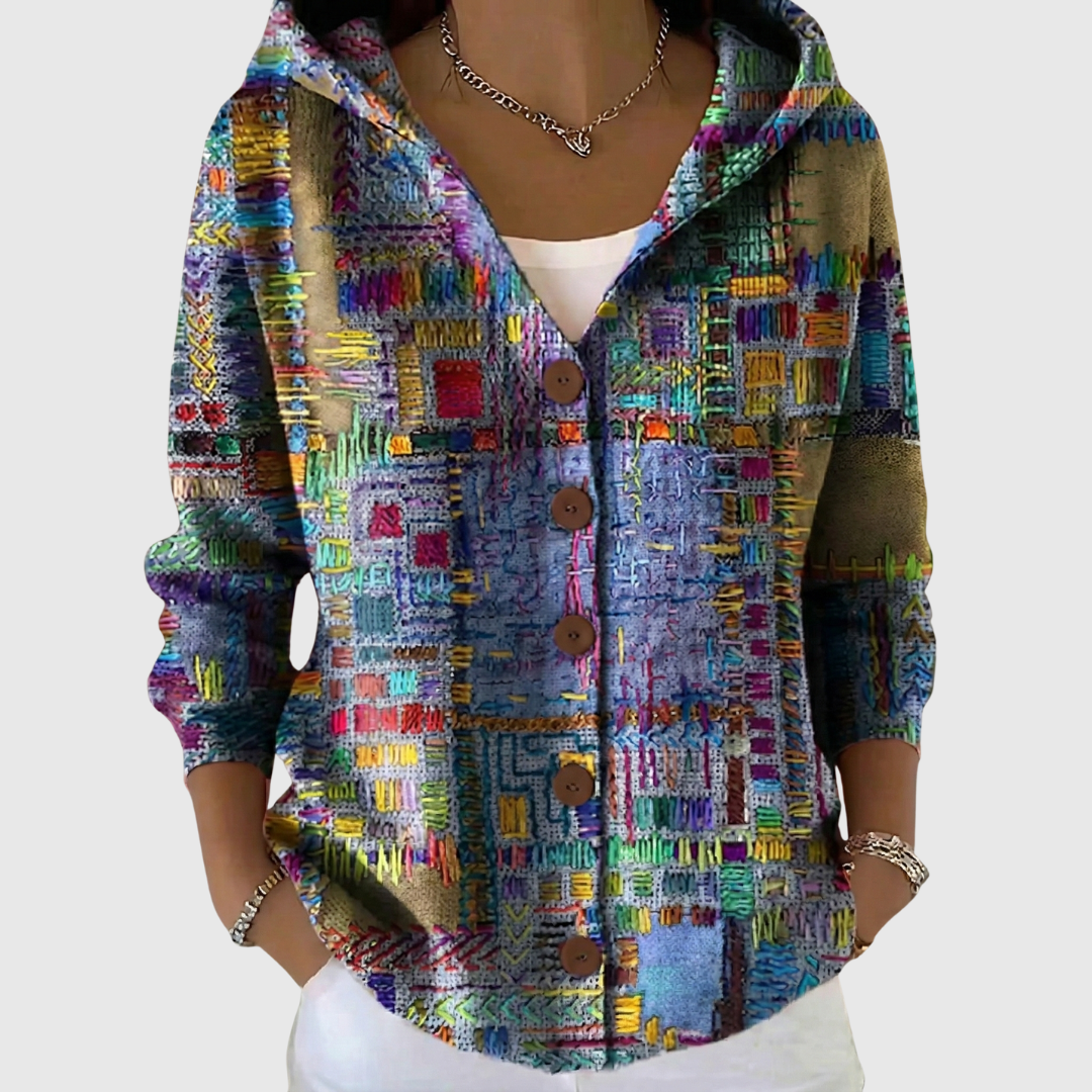 Cardigan Confort à Capuche en Maille Henri Lyon