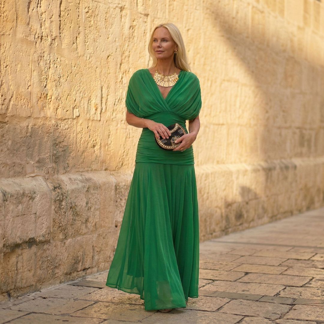 Sienna | Élégante Robe Verte Henri Lyon
