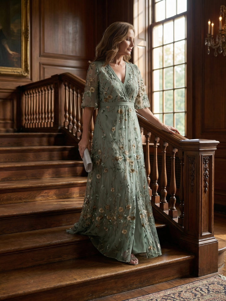 Selora - Robe Maxi Flow à Col Halter Henri Lyon