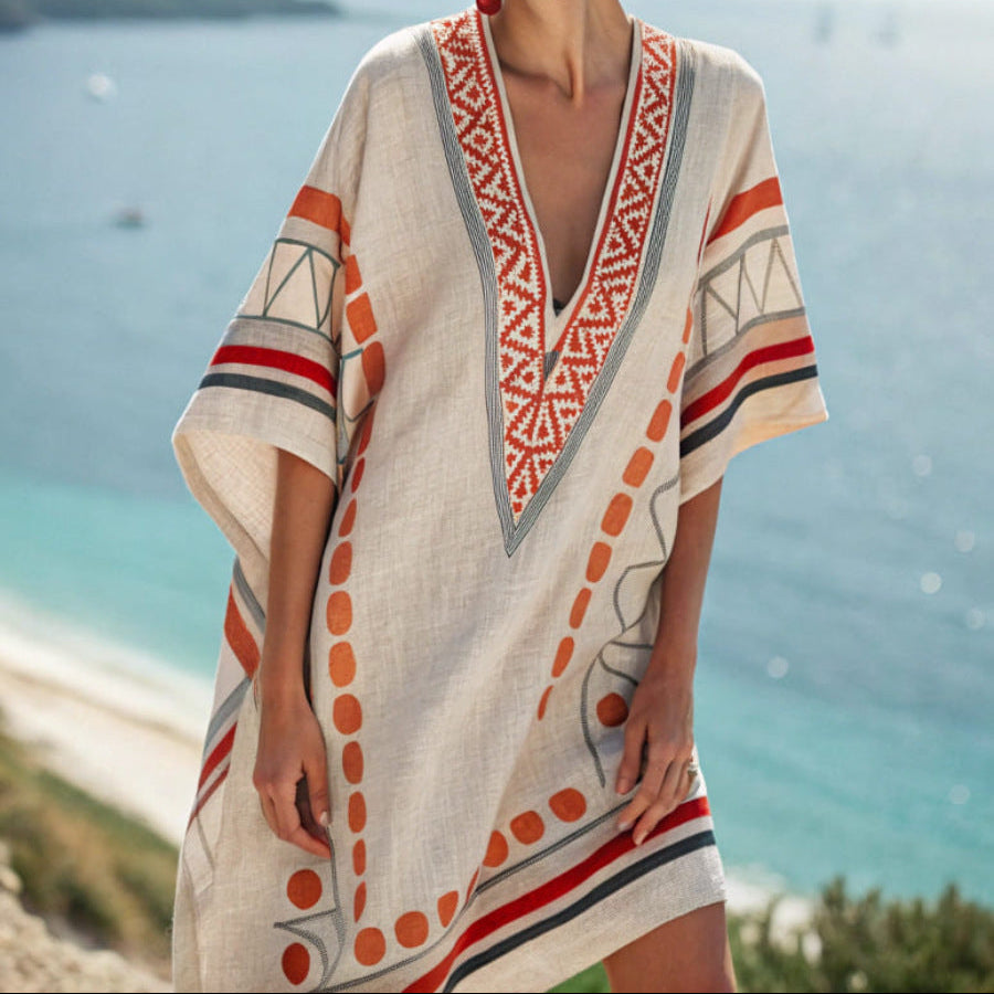 Tunique "Tamara" – Ocre & Argile Henri Lyon