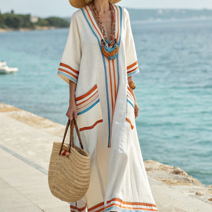 Robe Caftan "Raphaëlle" – Été à Hvar Henri Lyon