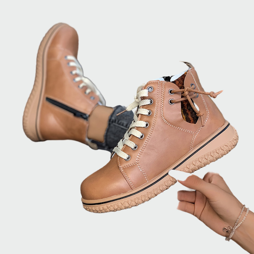 Bottines orthopédiques en cuir à la cheville Henri Lyon