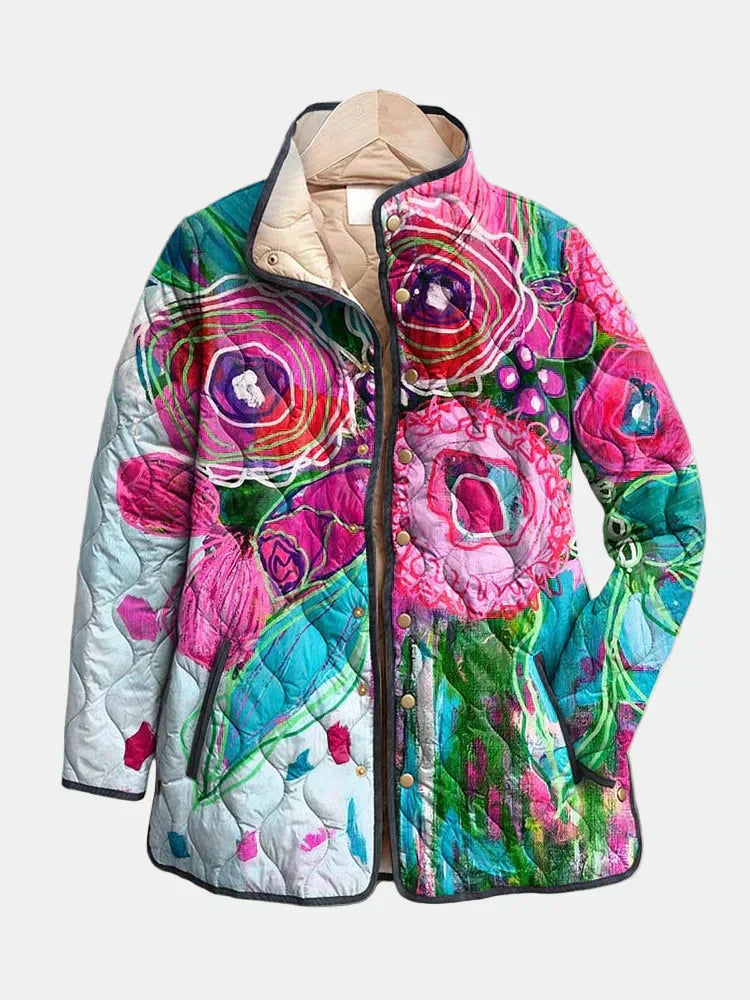 Arianne | Veste Élégante à Motif Floral Henri Lyon