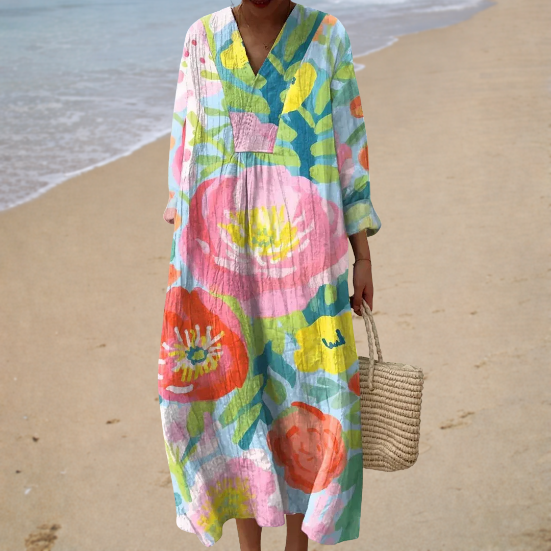 Robe d’Été Imprimée Flatteuse Henri Lyon