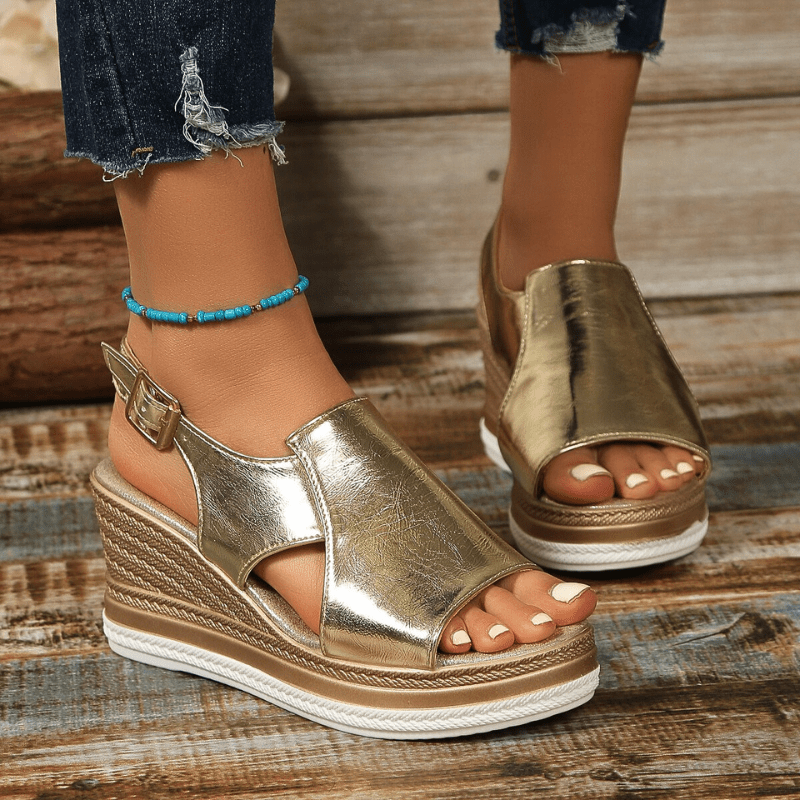 Baylie - Sandales Stylées Métalliques Henri Lyon