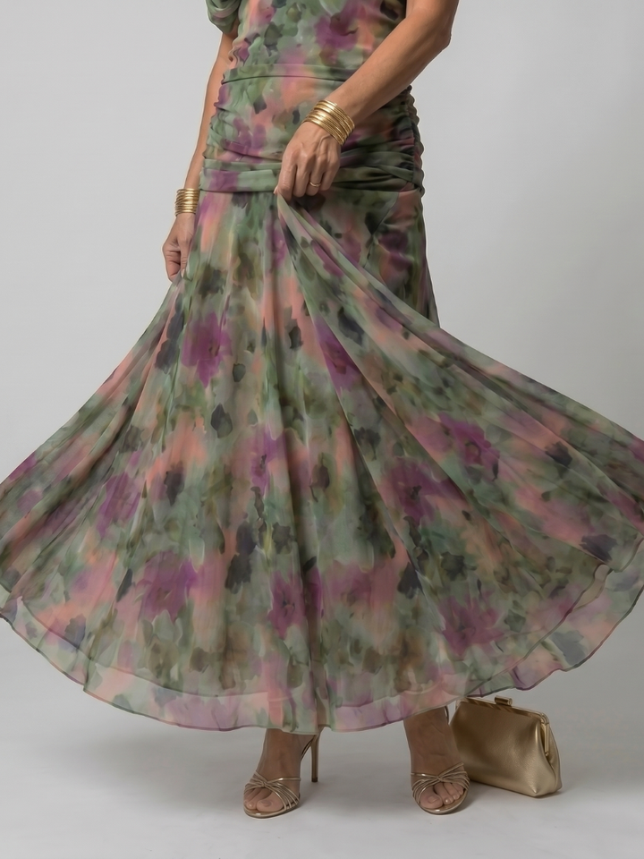 Calen - Robe Midi à Épaules Dégagées Henri Lyon