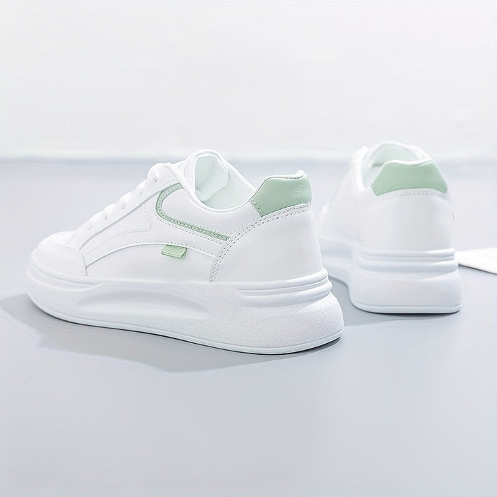 Baskets blanches chic confort léger Henri Lyon