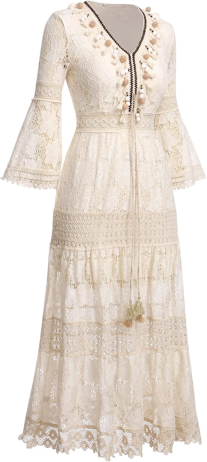 Amary - Robe en Dentelle Boho Henri Lyon