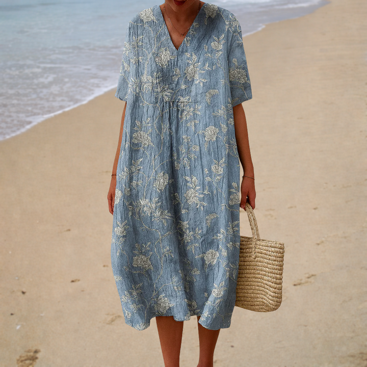 Robe d’Été Imprimée Flatteuse Henri Lyon