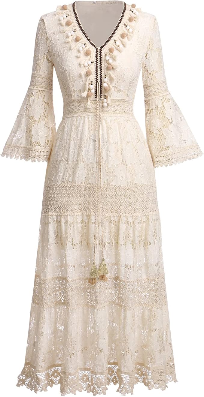 Amary - Robe en Dentelle Boho Henri Lyon