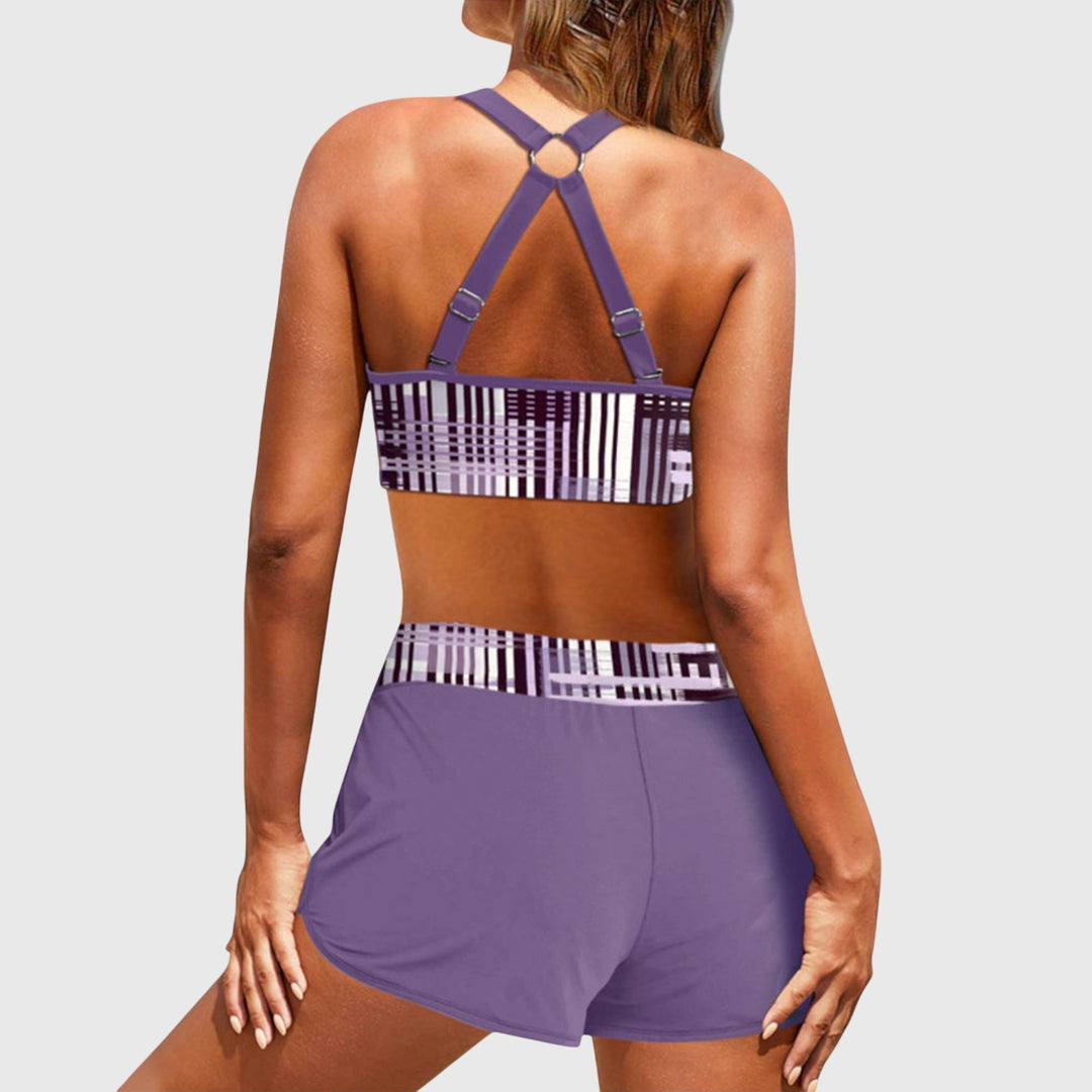Janelle | Bikini Taille Haute Côtelé Henri Lyon