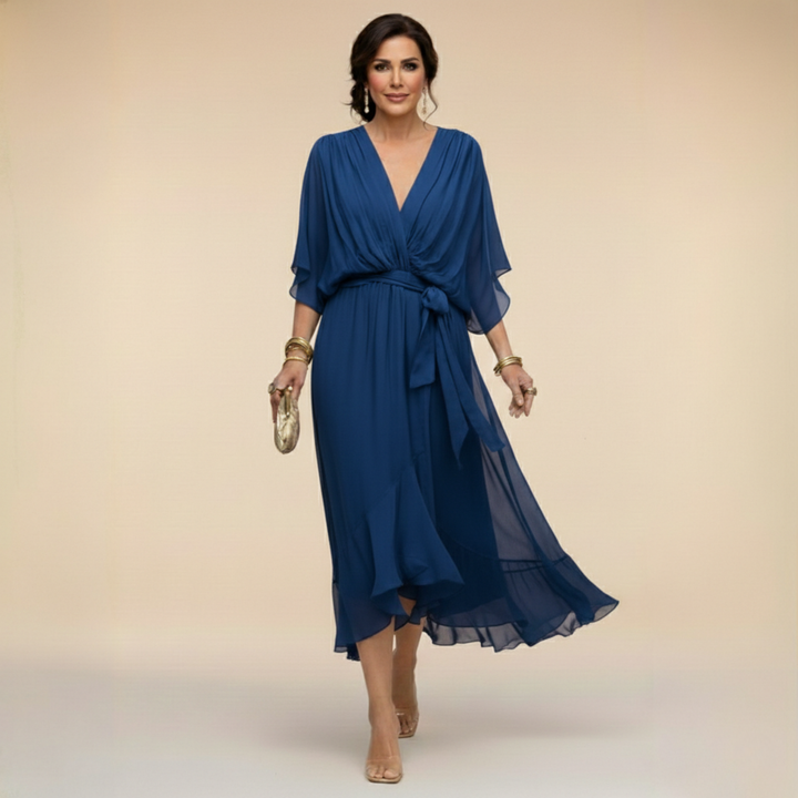 Marta | Robe légère et transparente avec décolleté en V Henri Lyon