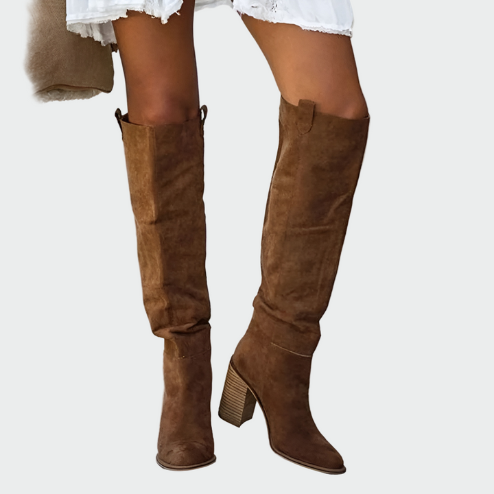 Bottes orthopédiques en cuir jusqu'au genou Henri Lyon