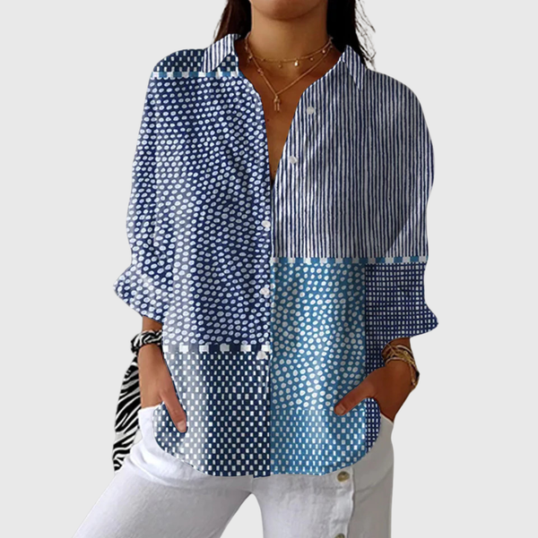 Blouse imprimée légère et colorée Henri Lyon