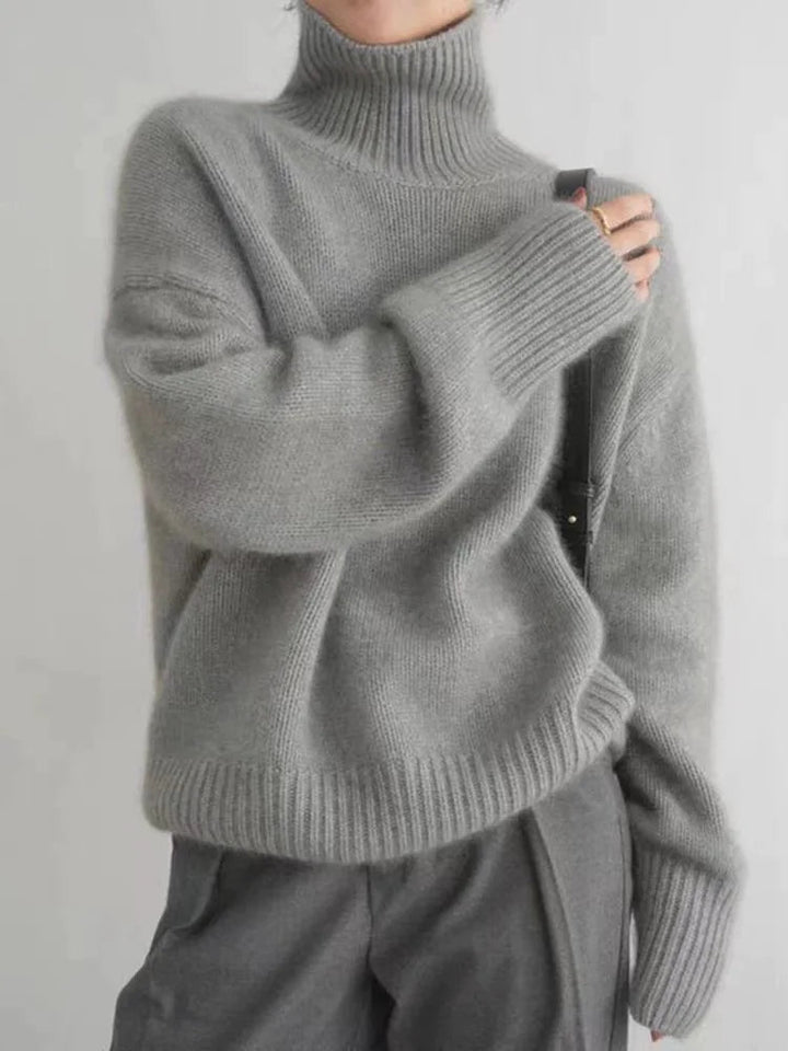 Amaya | Pull Col Roulé en Cachemire Luxueux Henri Lyon