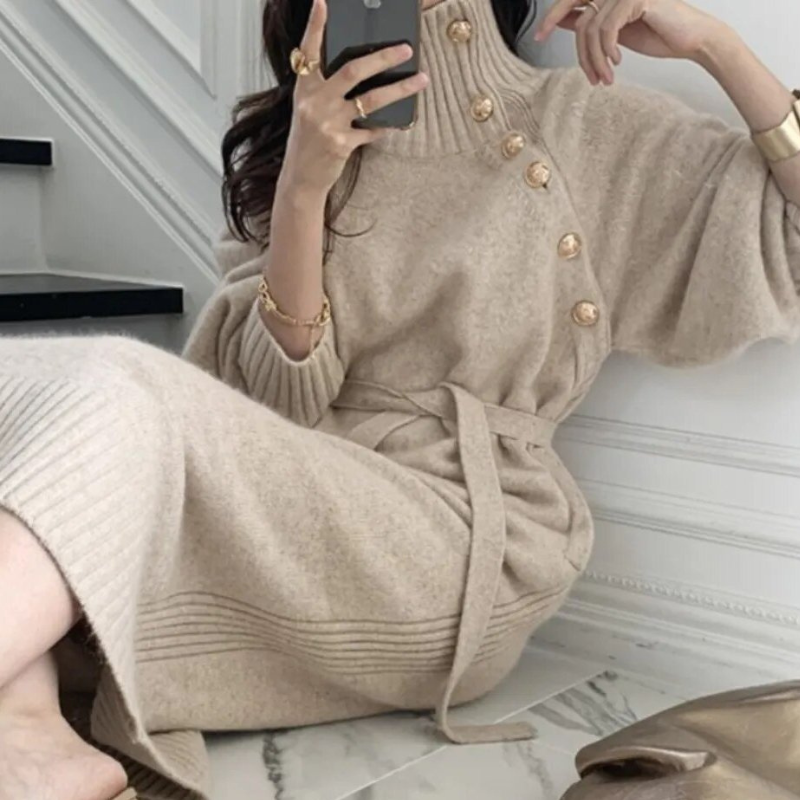 Evelia - Robe Wrap Confortable Henri Lyon