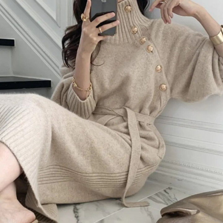 Evelia - Robe Wrap Confortable Henri Lyon