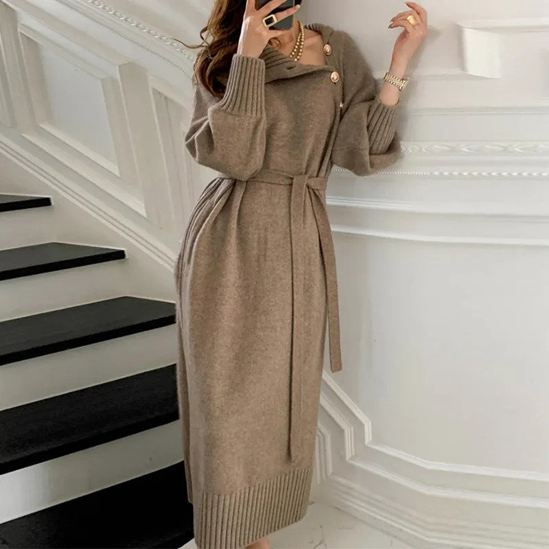 Evelia - Robe Wrap Confortable Henri Lyon