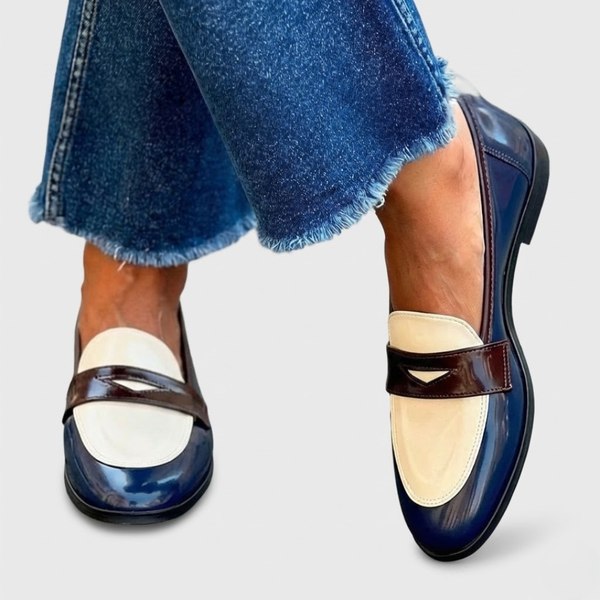 Claudia™ | Mocassins à Contraste Henri Lyon