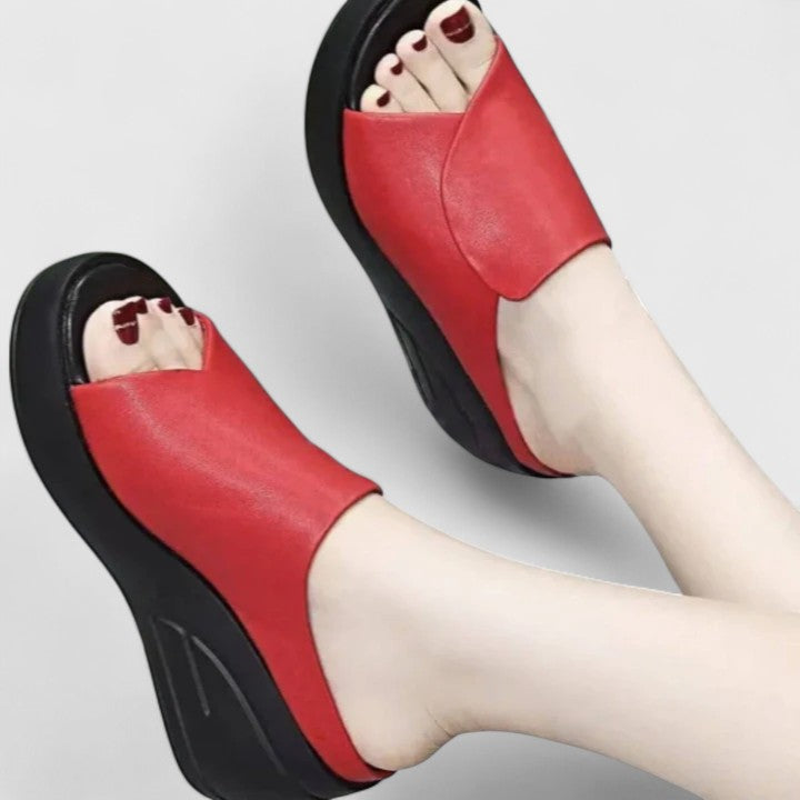 Kora - Sandales Orthopédiques à Talon Wedge Henri Lyon