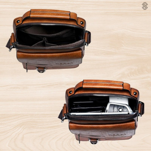 Cynthia™ | Sac en Cuir Pratique Henri Lyon