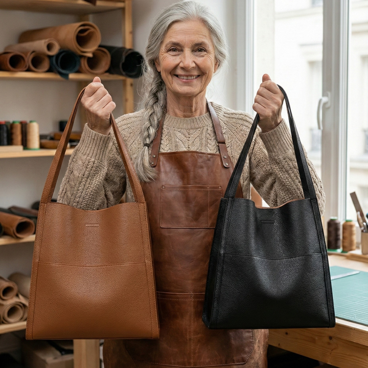 Elena™ | Élégant sac à bandoulière en cuir Henri Lyon