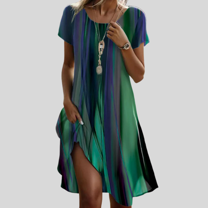 Genna - Robe Gradient Boho Décontractée Henri Lyon