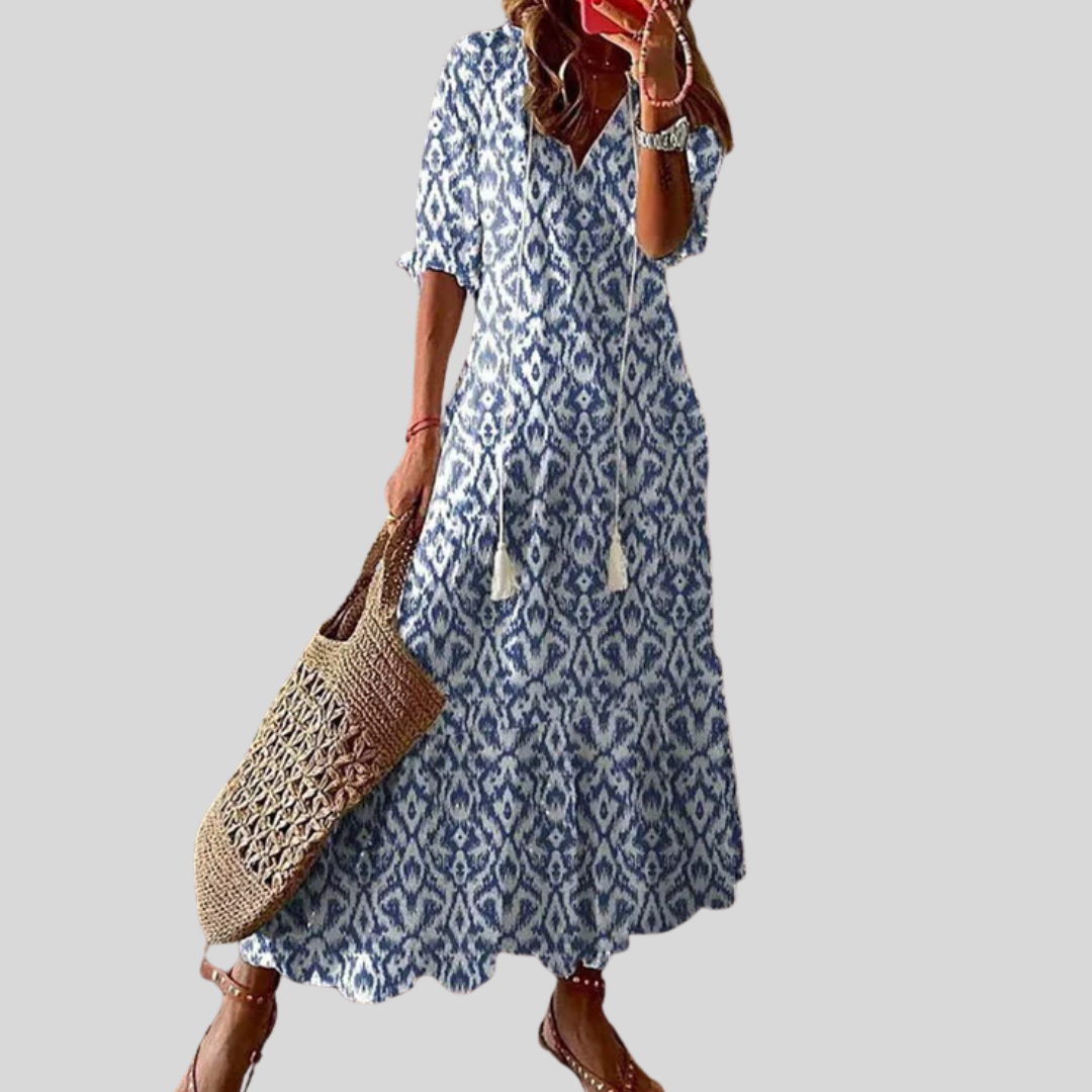 Michaela - Robe Boho avec Couverture du Ventre Henri Lyon