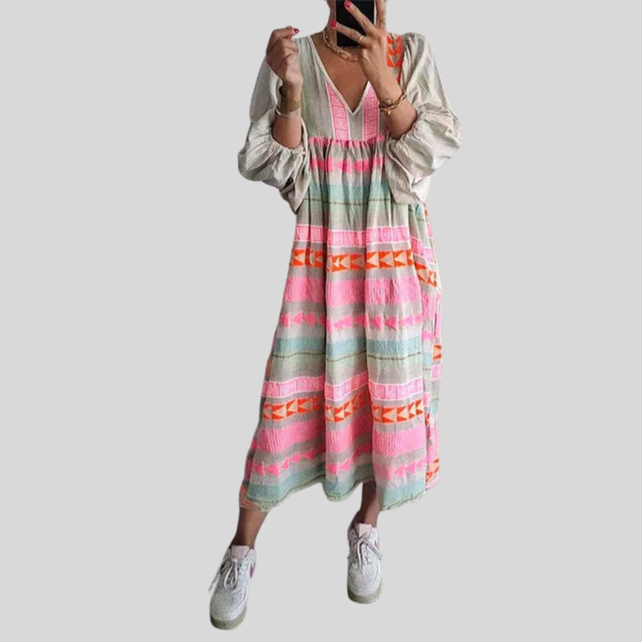 Jessenia - Robe Boho Confortable Henri Lyon