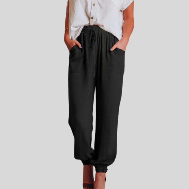 Kaeli – Pantalons Élegants à Cordon Henri Lyon