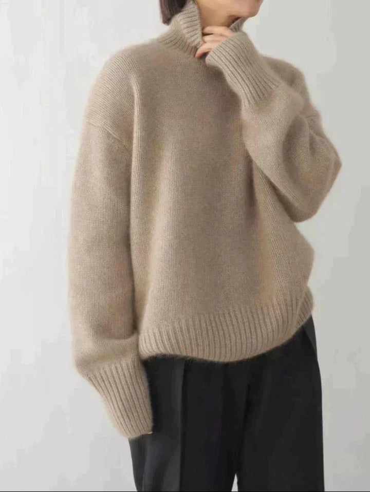 Amaya | Pull Col Roulé en Cachemire Luxueux Henri Lyon