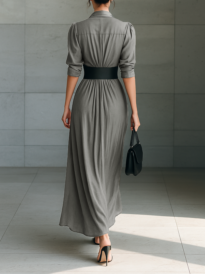 Zahara - Robe longue plissée Henri Lyon