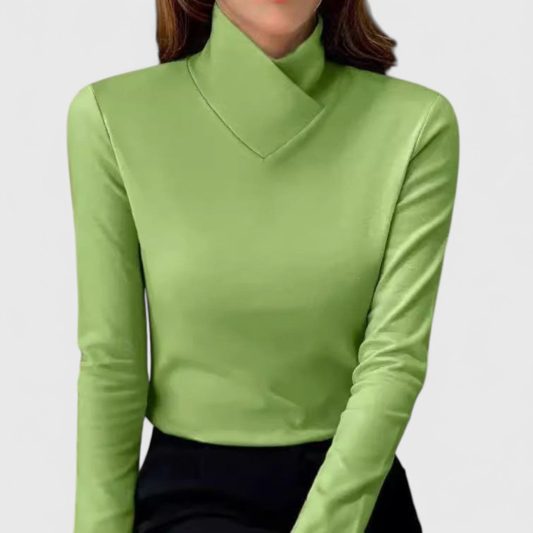 Clair | Pull Élégant Col Montant Henri Lyon