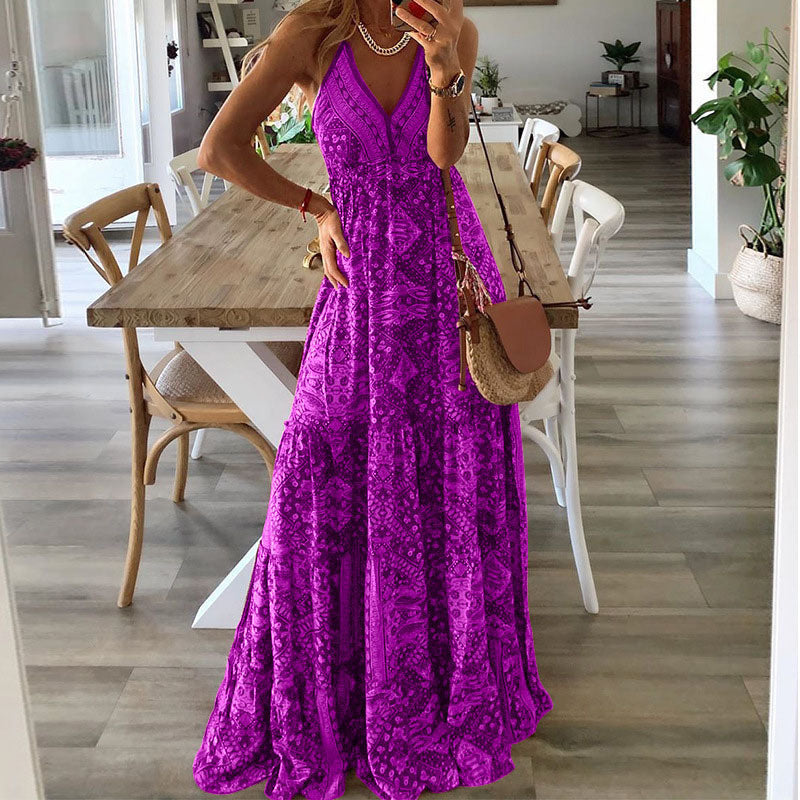 Gweneth - Robe sans manches Boho Henri Lyon