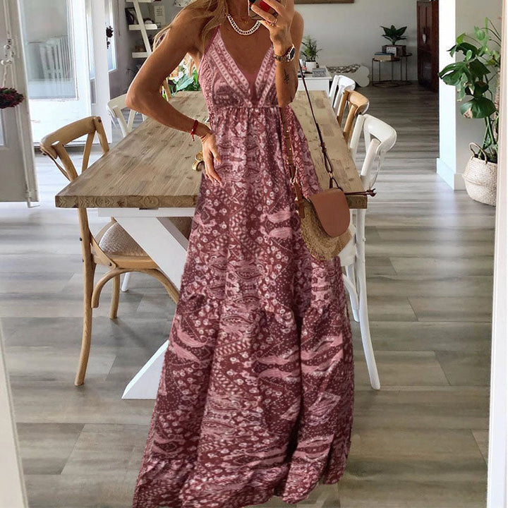 Gweneth - Robe sans manches Boho Henri Lyon