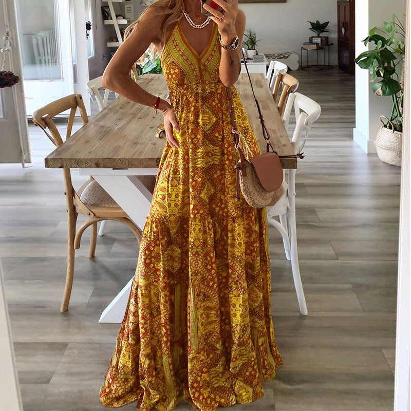 Gweneth - Robe sans manches Boho Henri Lyon