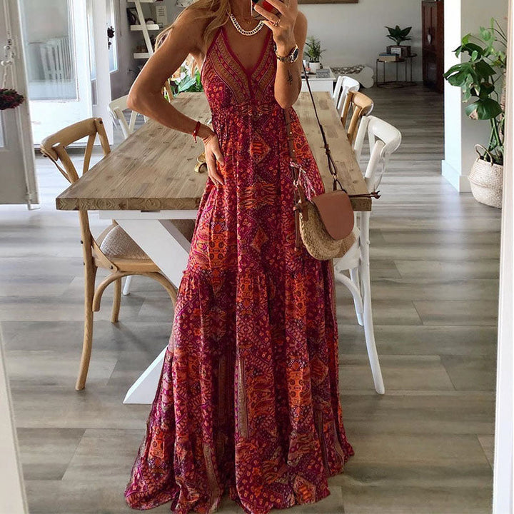 Gweneth - Robe sans manches Boho Henri Lyon