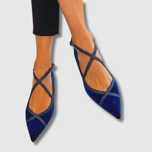 Noëlle™ | Mocassins Chic Bleu Marine Henri Lyon