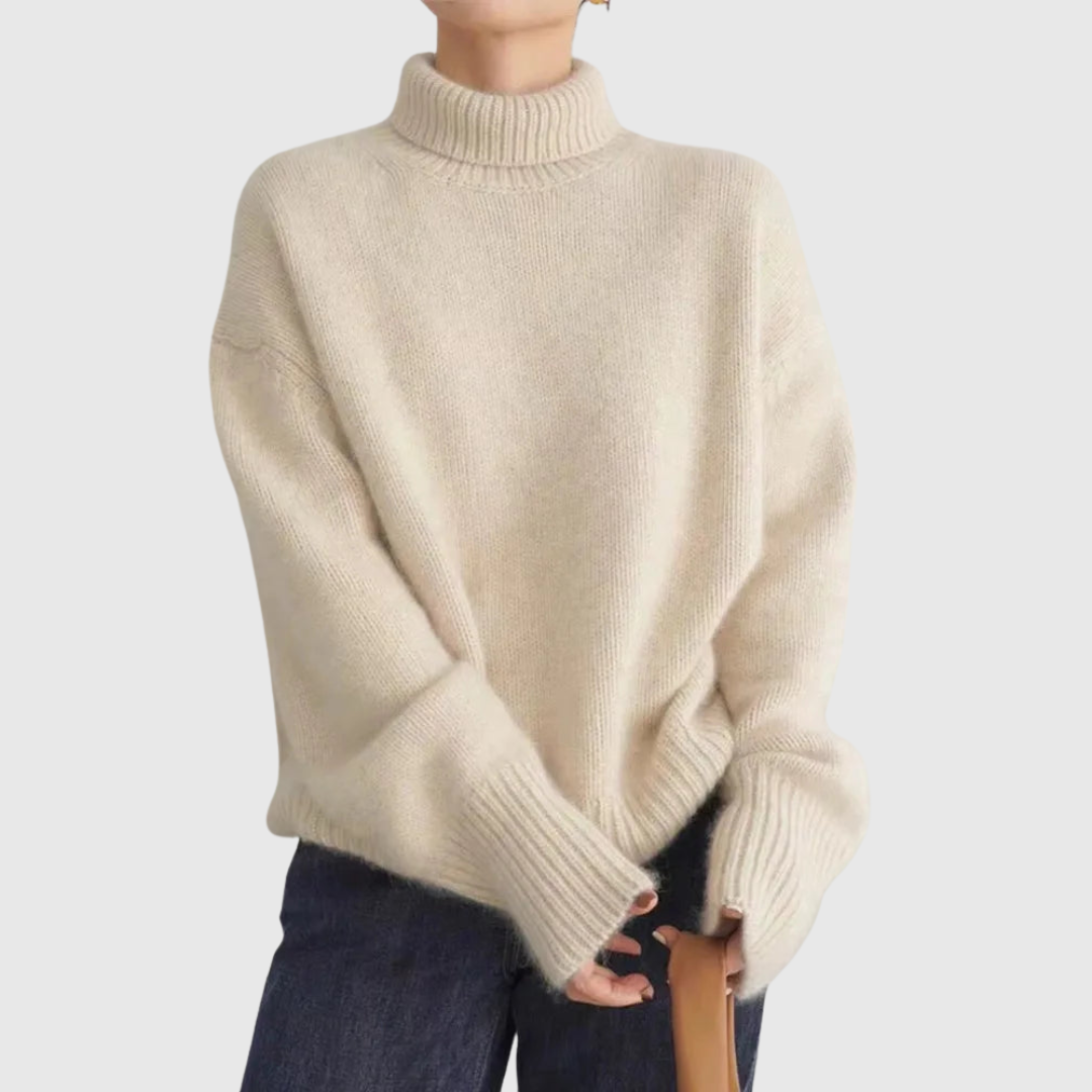 Amaya | Pull Col Roulé en Cachemire Luxueux Henri Lyon