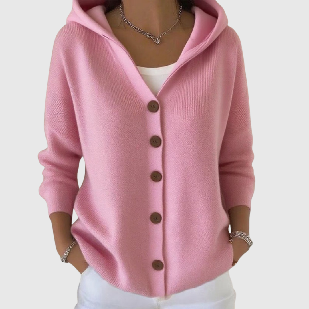 Cardigan Confort à Capuche en Maille Henri Lyon