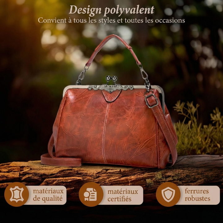 Lily™ | Sac en Cuir Vintage Henri Lyon